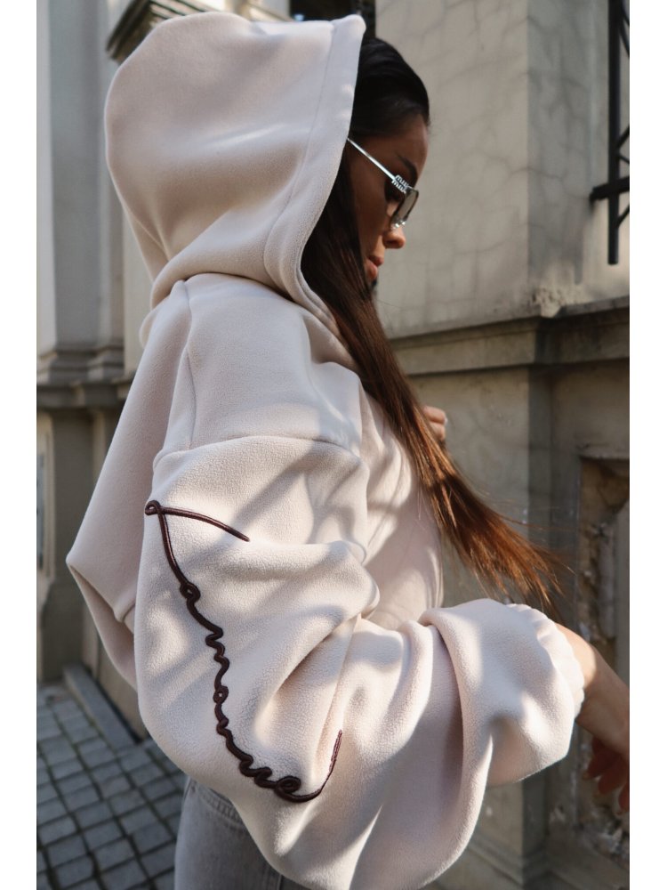 Bluza dresowa SNUG, beż