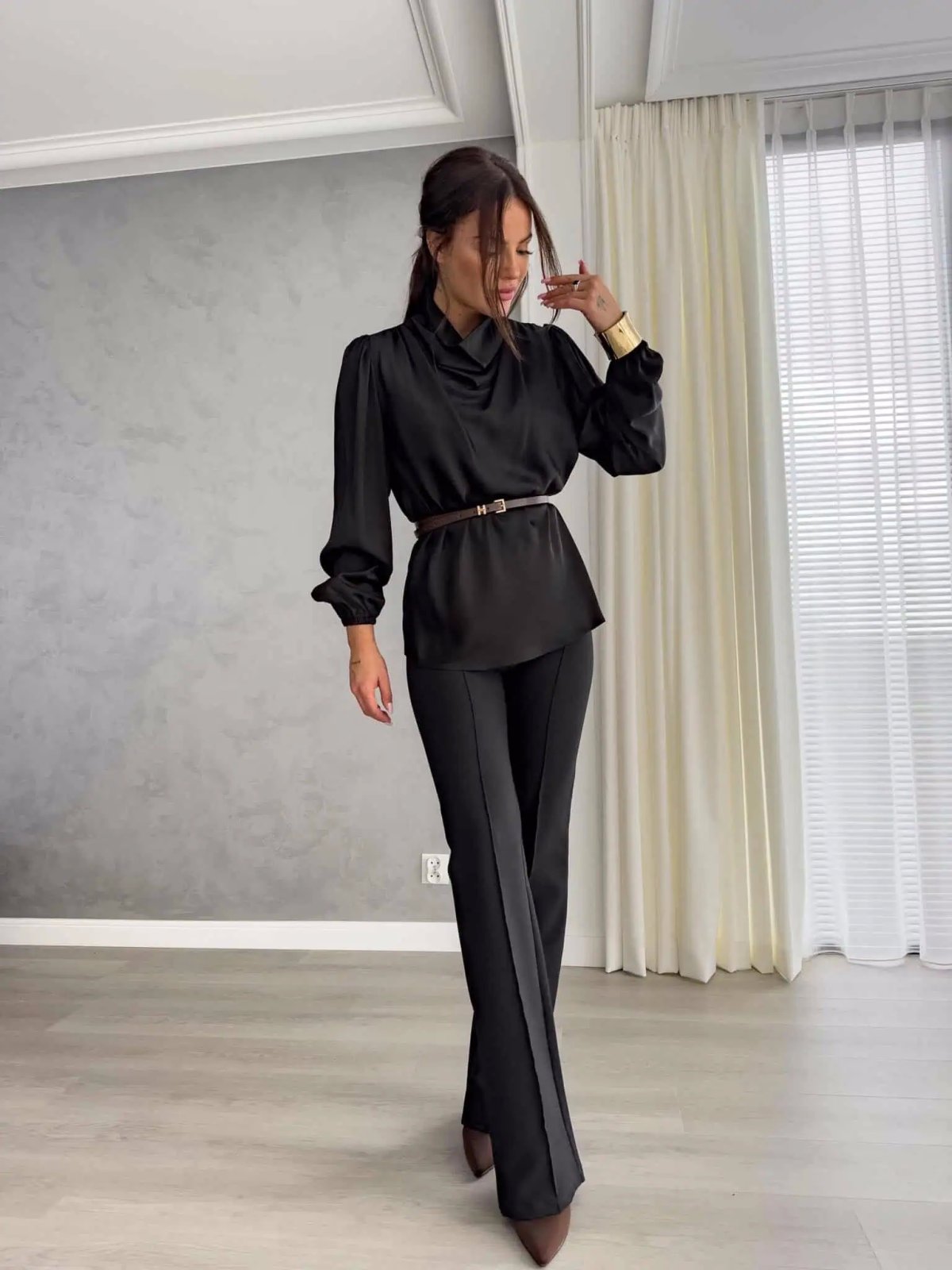 Bluzka LIVIA, czarna