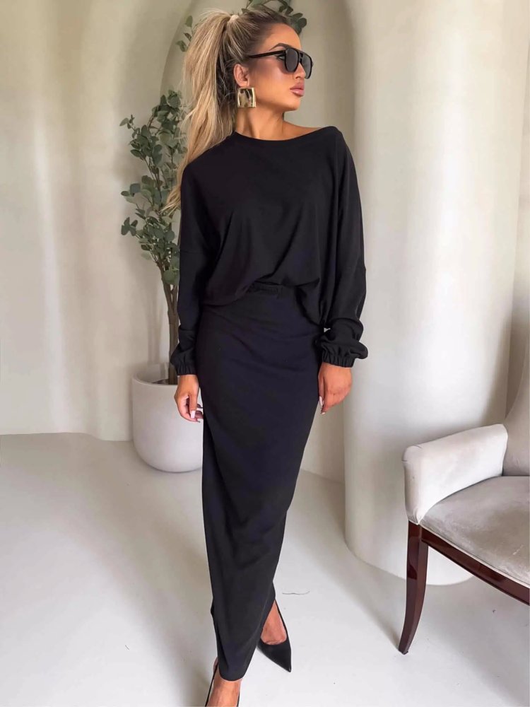 Komplet POLINA, czarny