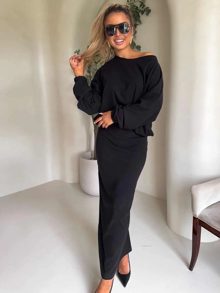 Komplet POLINA, czarny