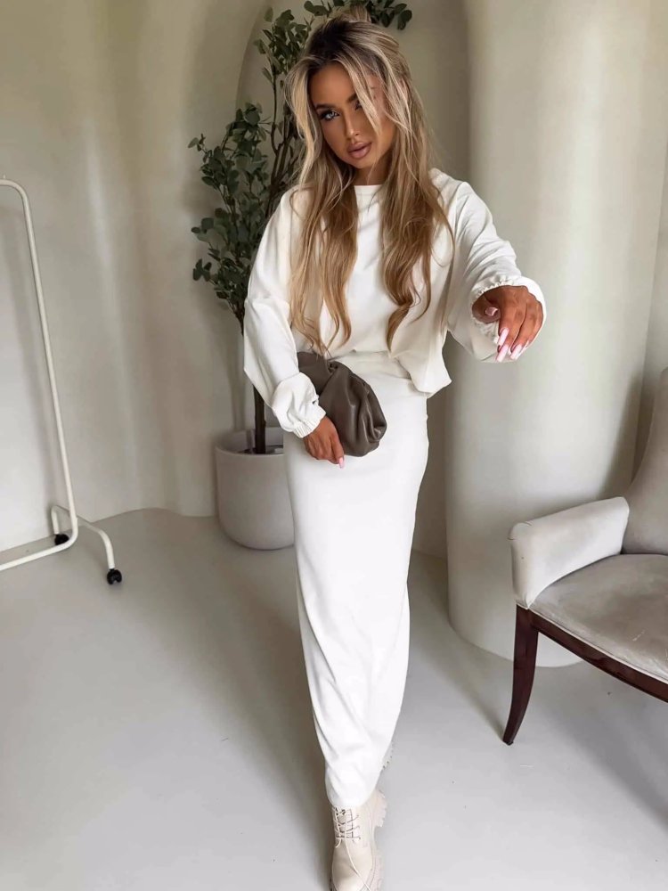 Komplet POLINA, ecru