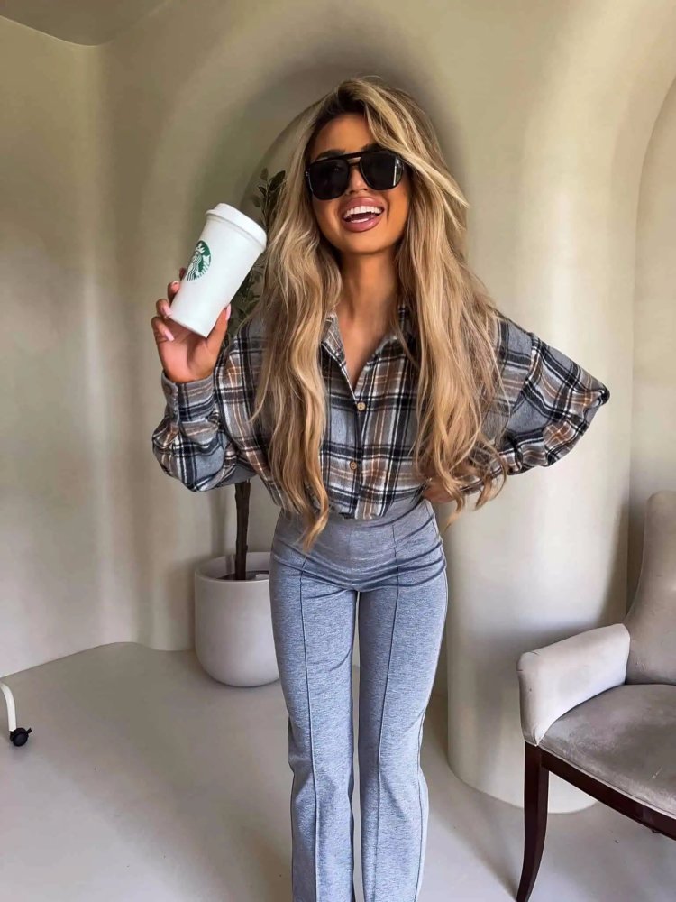 Koszula KRATA, szara