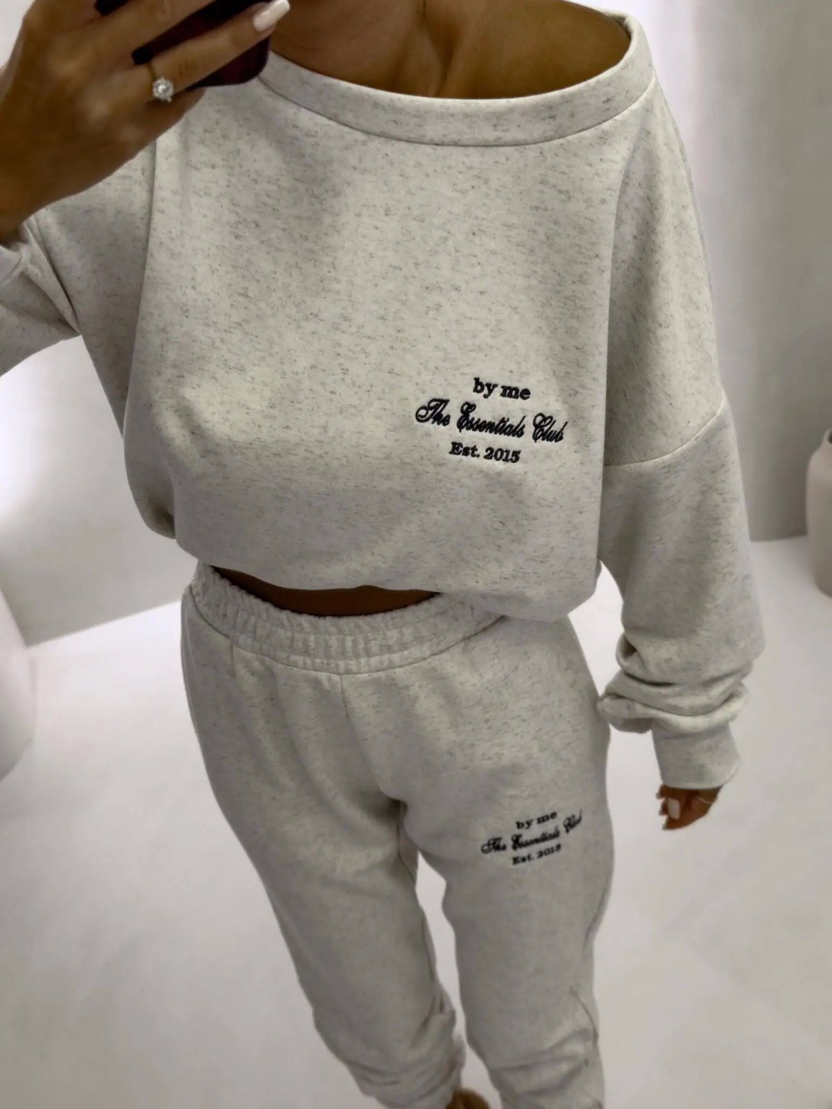 Komplet dresowy ESSENTIAL, konopia