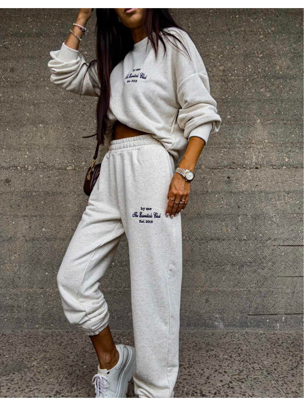 Komplet dresowy ESSENTIAL, konopia