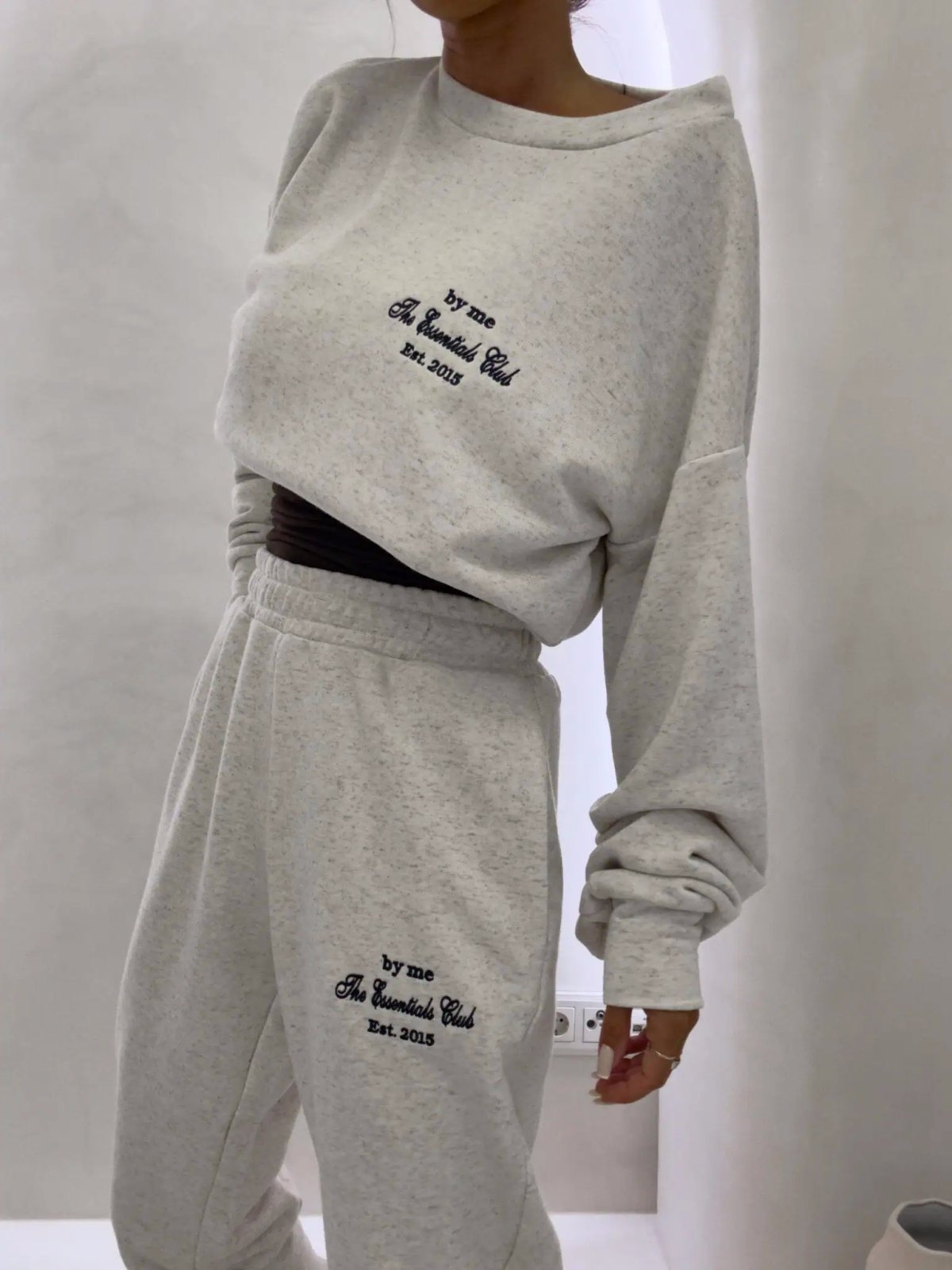 Komplet dresowy ESSENTIAL, konopia