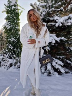 Płaszcz NOELLE, ecru