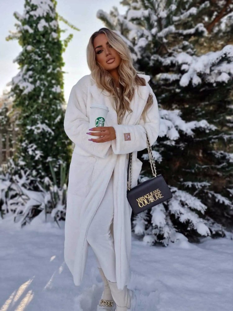 Płaszcz NOELLE, ecru