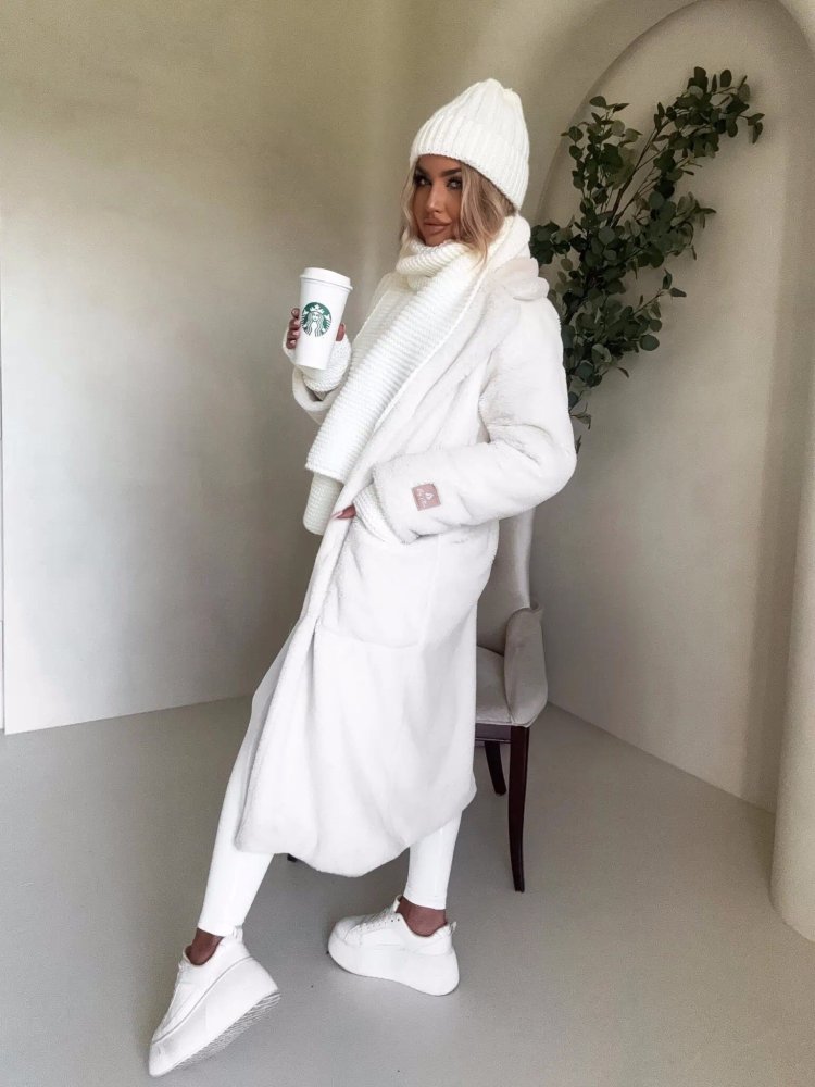 Płaszcz NOELLE, ecru