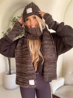 Komplet 3w1 ALASKA, czekolada