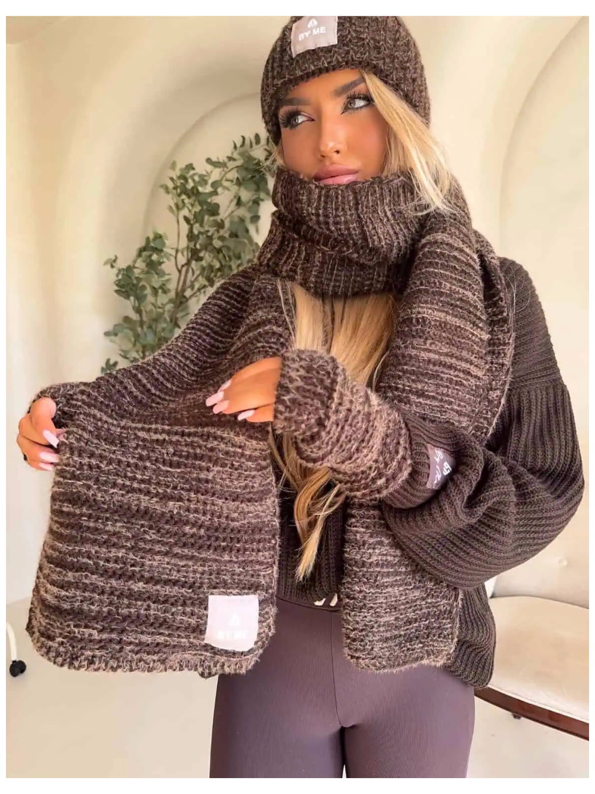 Komplet 3w1 ALASKA, czekolada