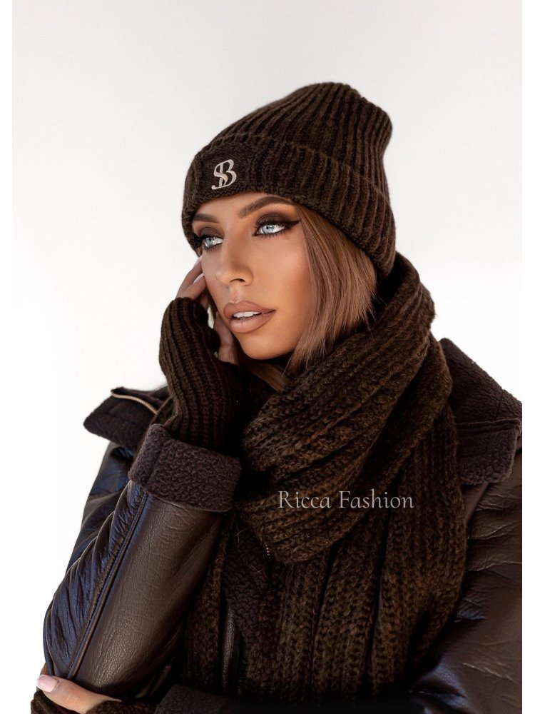 Komplet 3w1 BASSI, chocolate