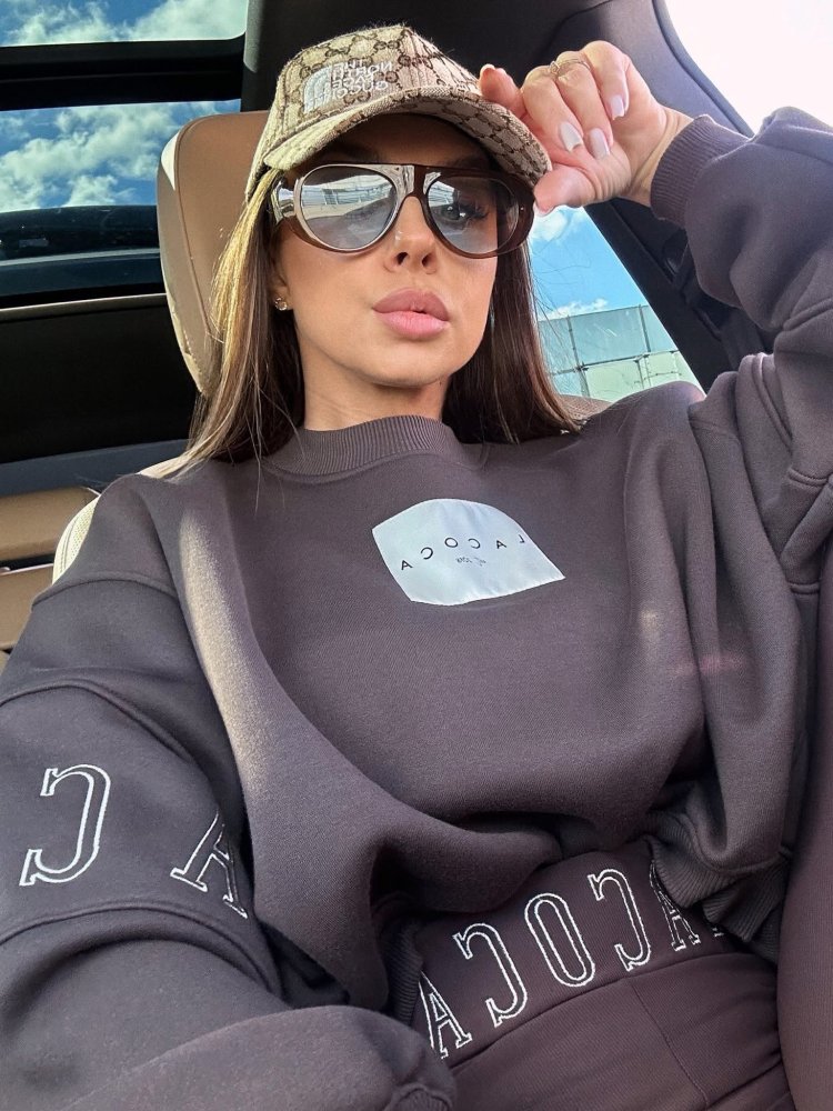 Bluza dresowa COCINE, chocolate