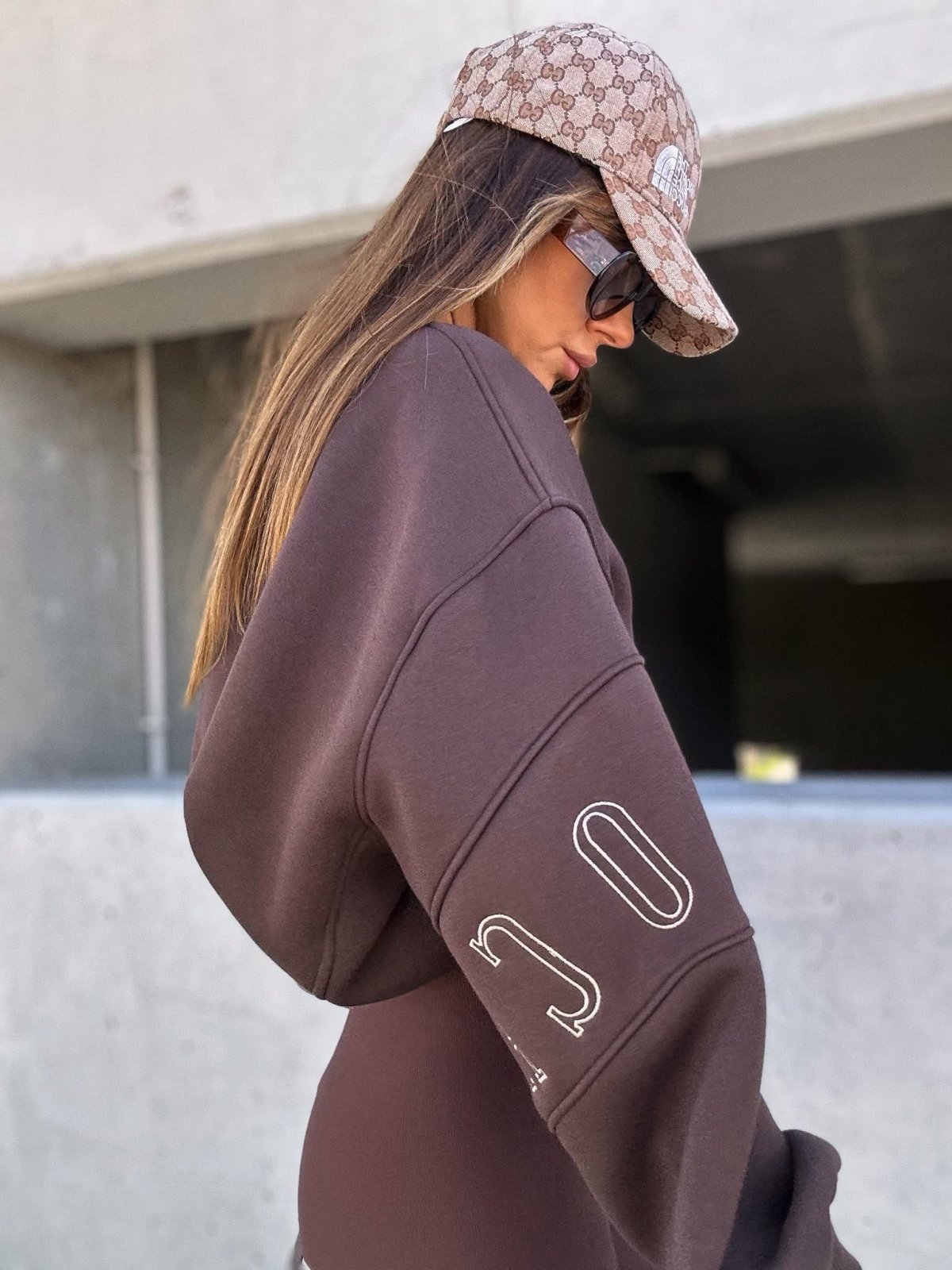 Bluza dresowa COCINE, chocolate