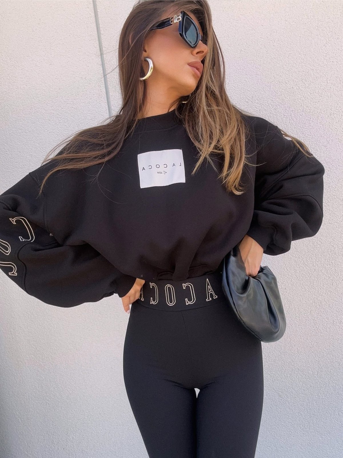 Bluza dresowa COCINE, black