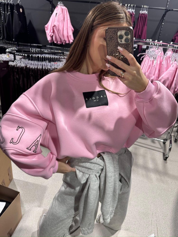 Bluza dresowa COCINE, pink