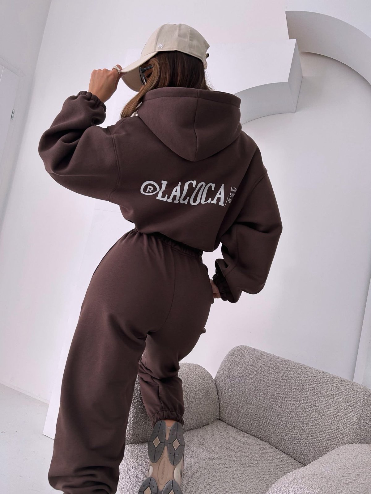 Bluza dresowa COSTA, chocolate