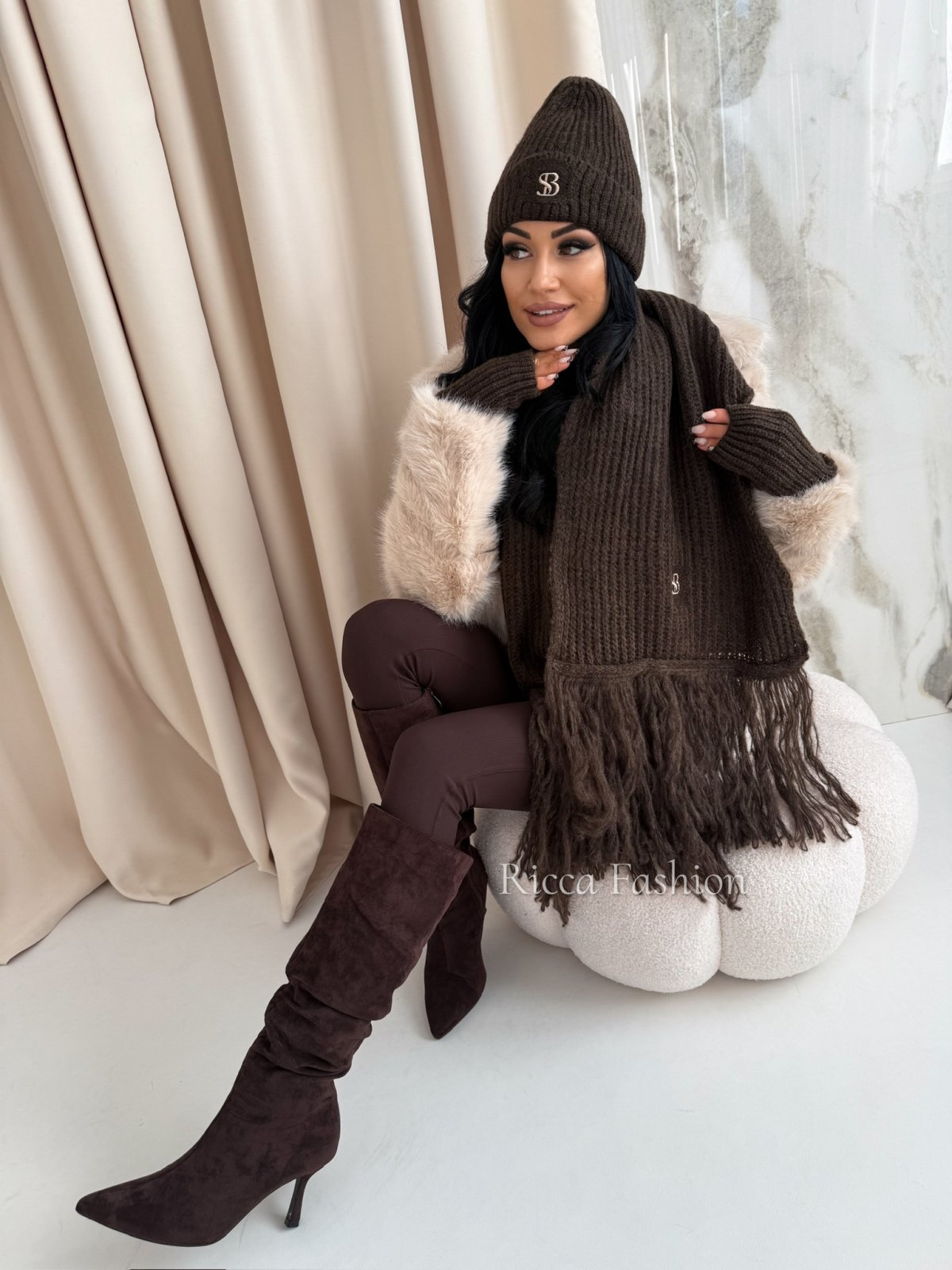 Komplet 3w1 BASSI, chocolate