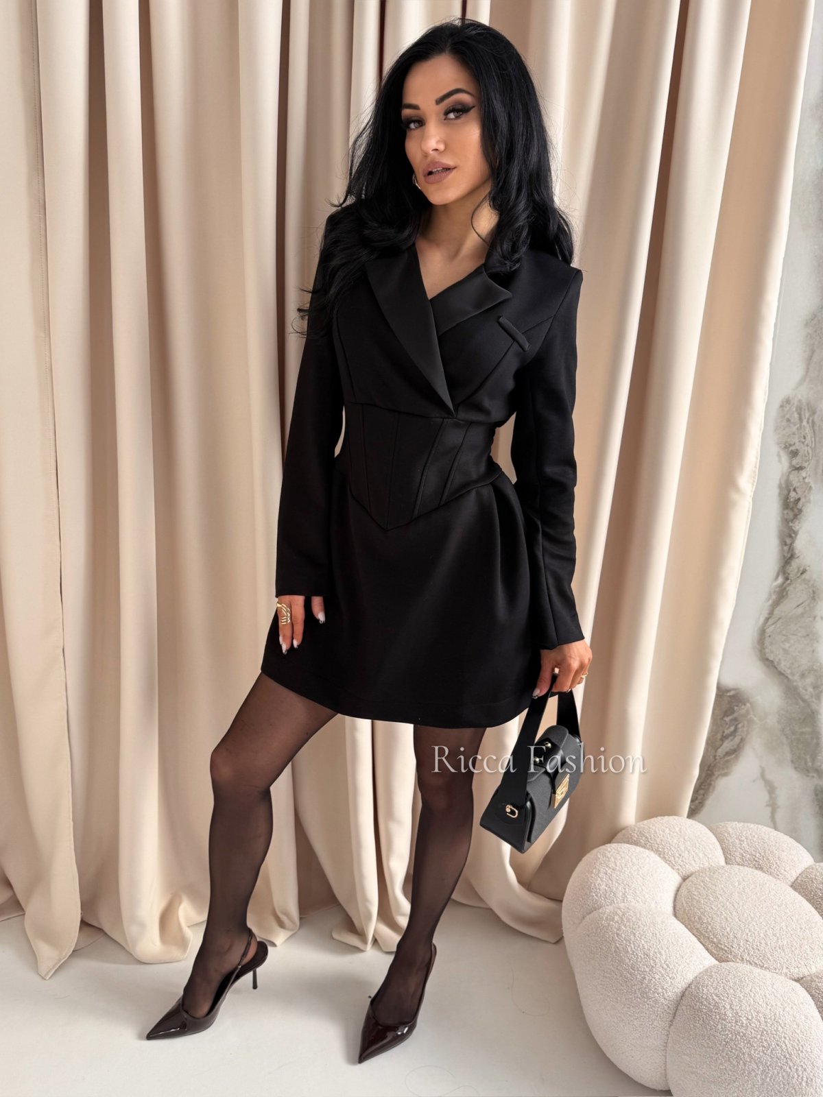 Sukienka premium CORNELIE, black