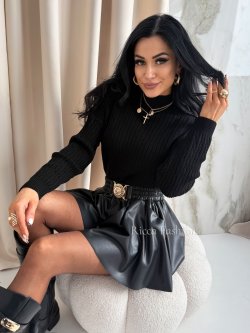 Półgolf z wiskozą XAVIER, black