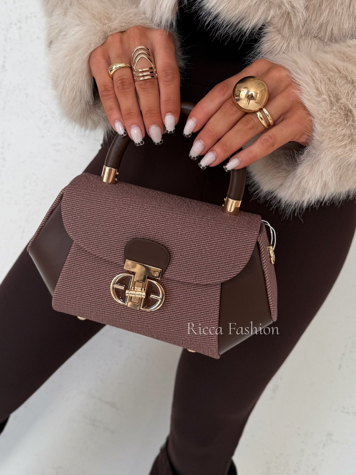 Torebka/kuferek ARIA, chocolate