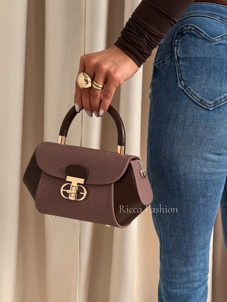 Torebka/kuferek ARIA, chocolate