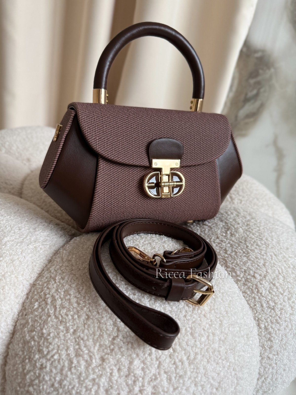 Torebka/kuferek ARIA, chocolate