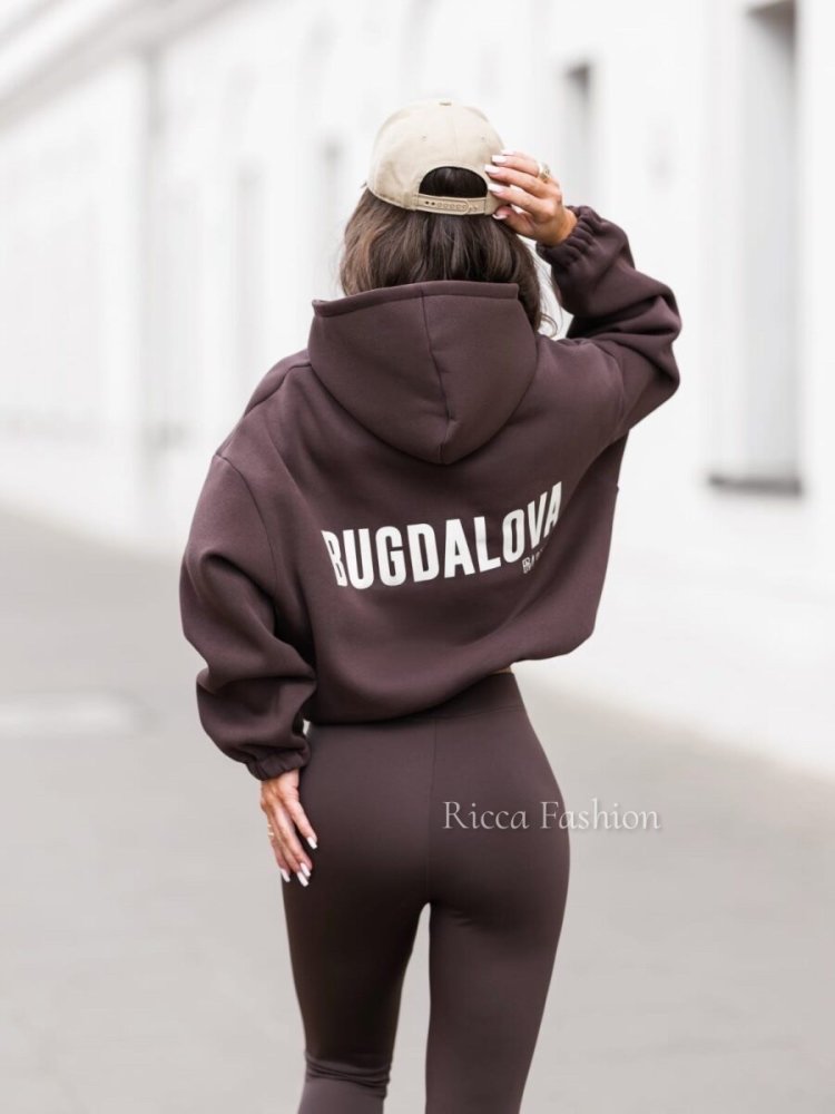 Bluza dresowa BUGDALOVA, chocolate