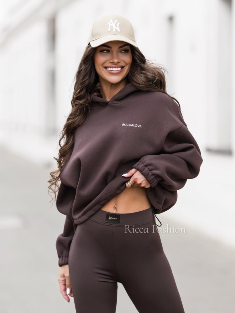 Bluza dresowa BUGDALOVA, chocolate