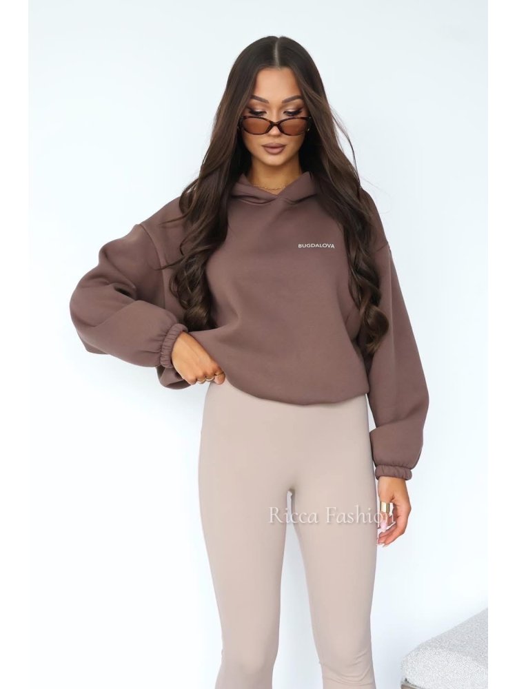 Bluza dresowa BUGDALOVA, chocolate