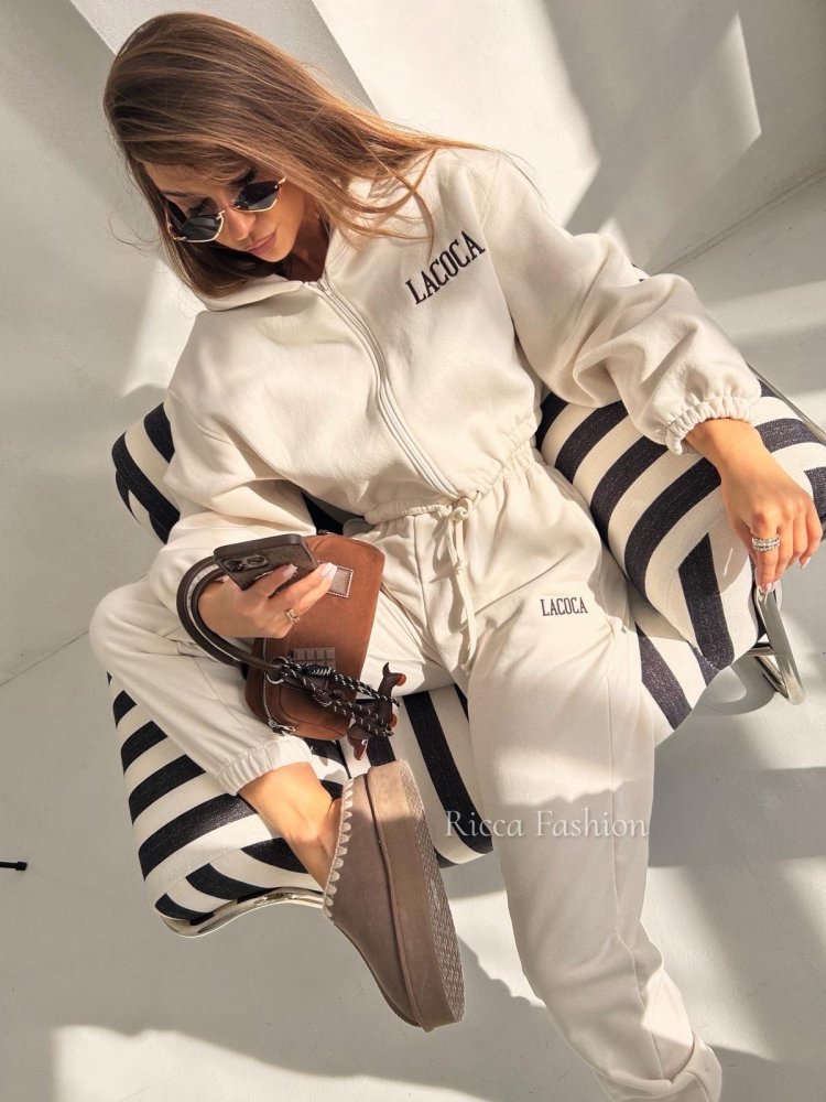 Komplet premium CRISTY, beż