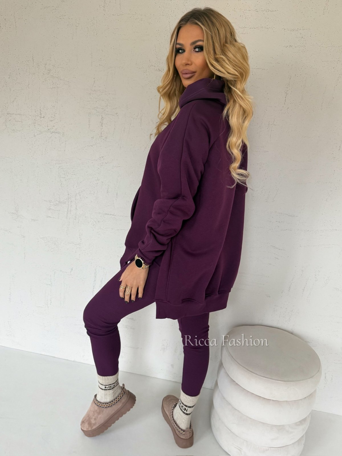 Komplet KANGAROO, plum