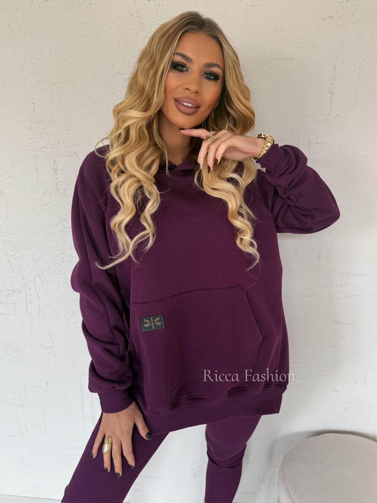 Komplet KANGAROO, plum