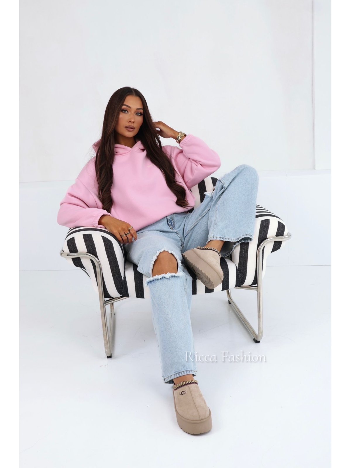 Bluza dresowa BUGDALOVA, light pink