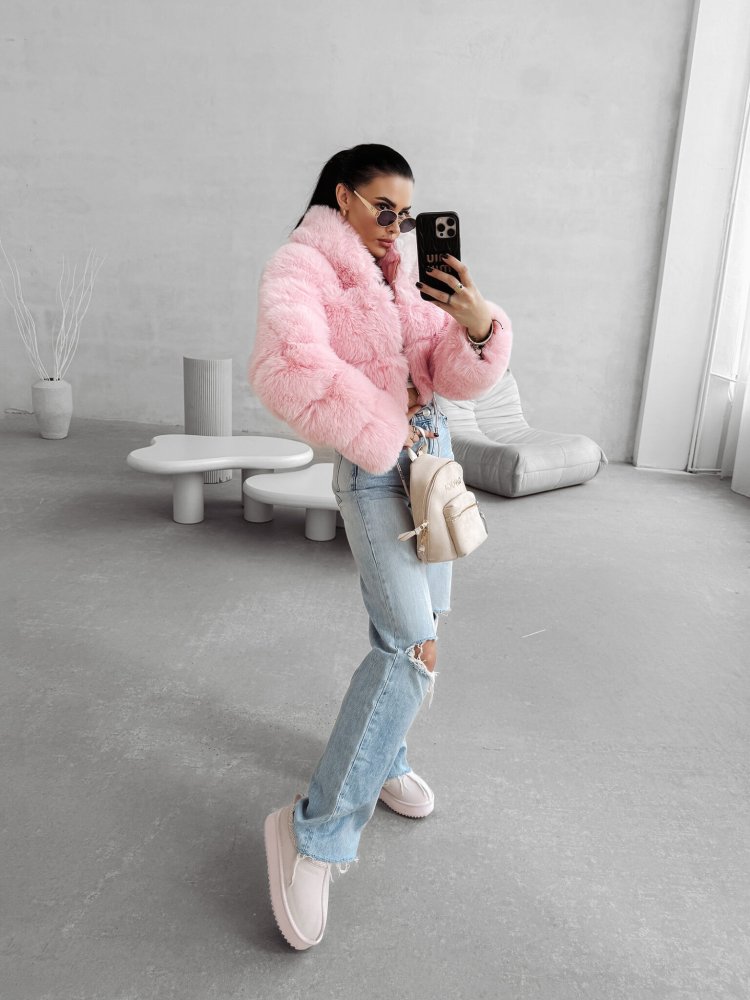 Kurtka/futerko OLAVGA MARCELLINI, pudrowy róż