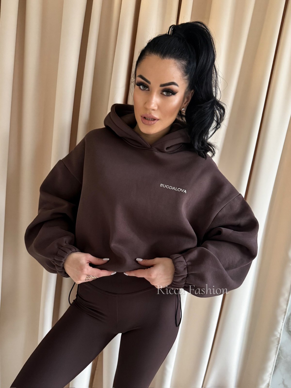 Bluza dresowa BUGDALOVA, chocolate