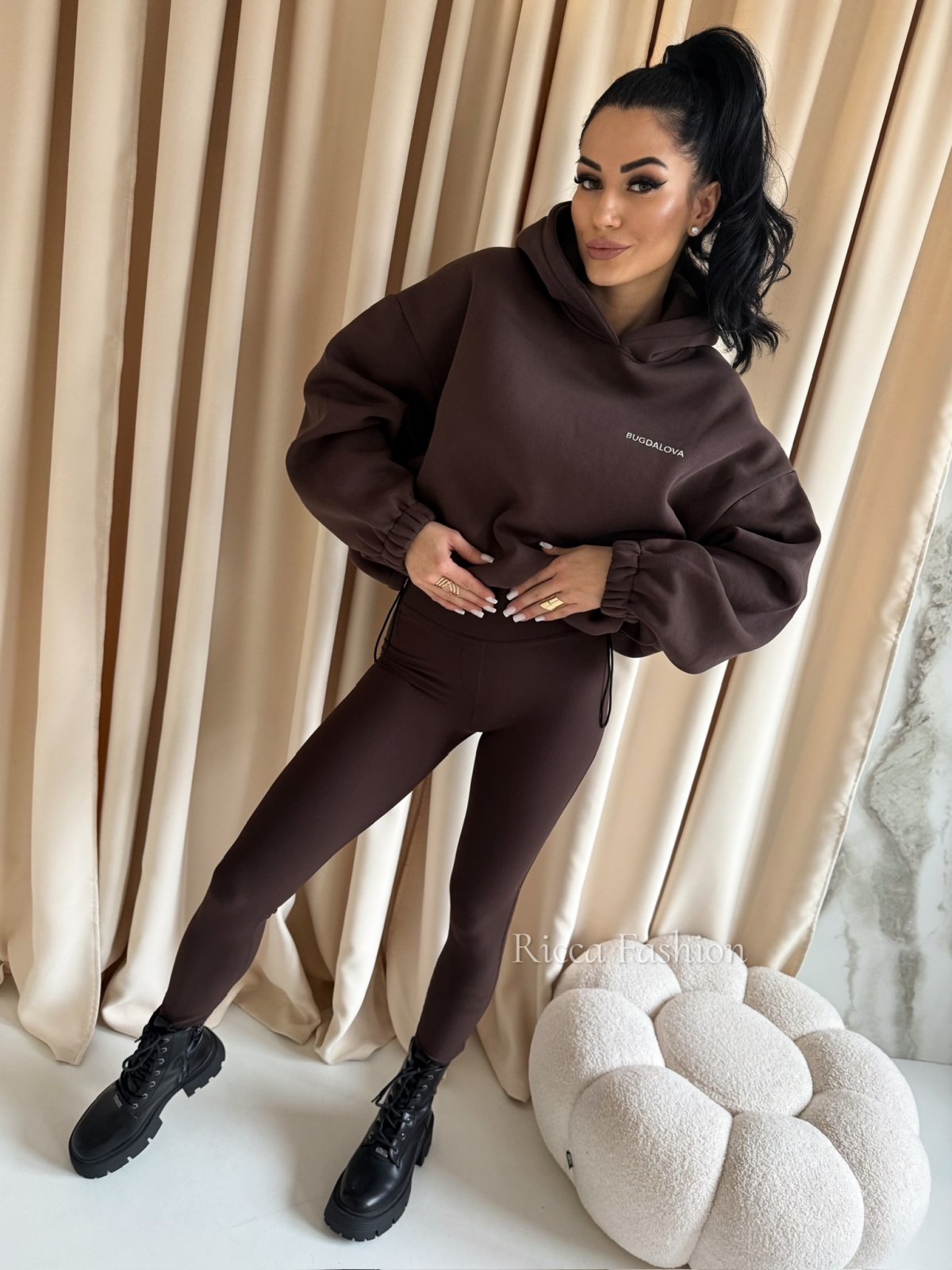 Bluza dresowa BUGDALOVA, chocolate