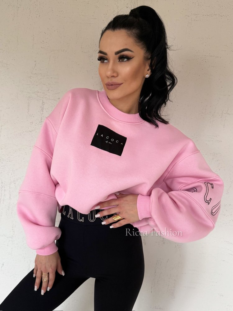 Bluza dresowa COCINE, pink