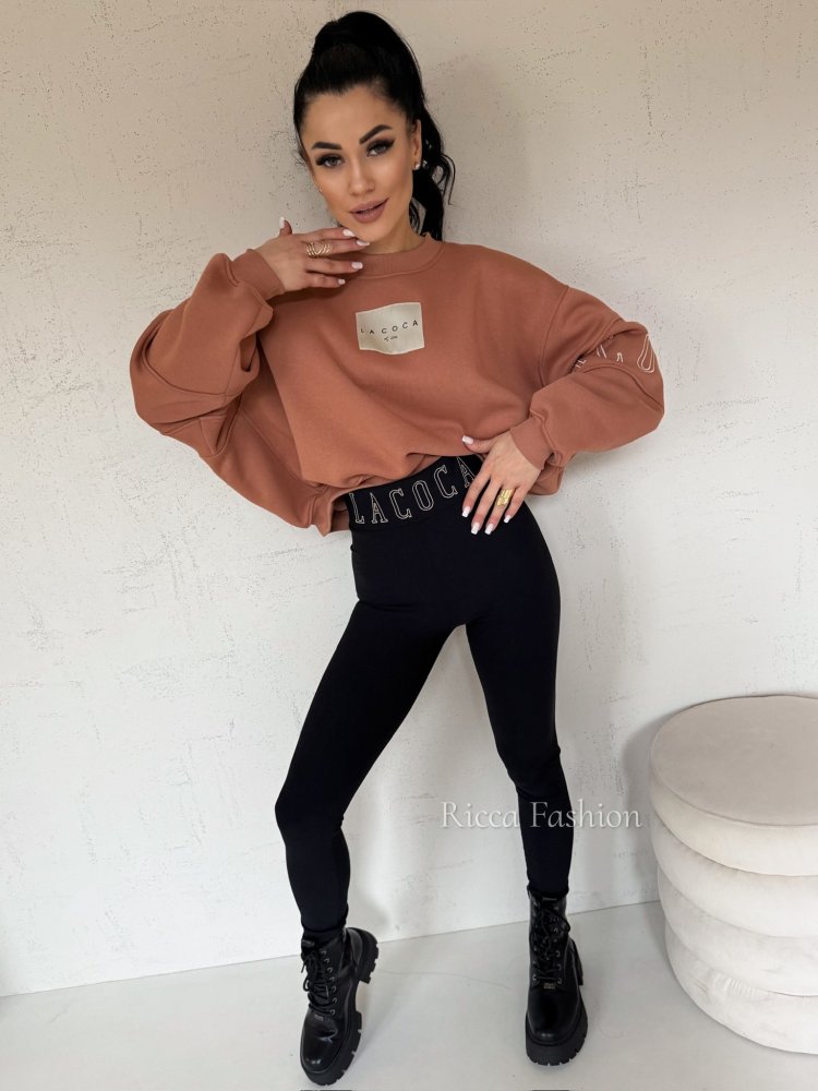 Bluza dresowa COCINE, cinnamon