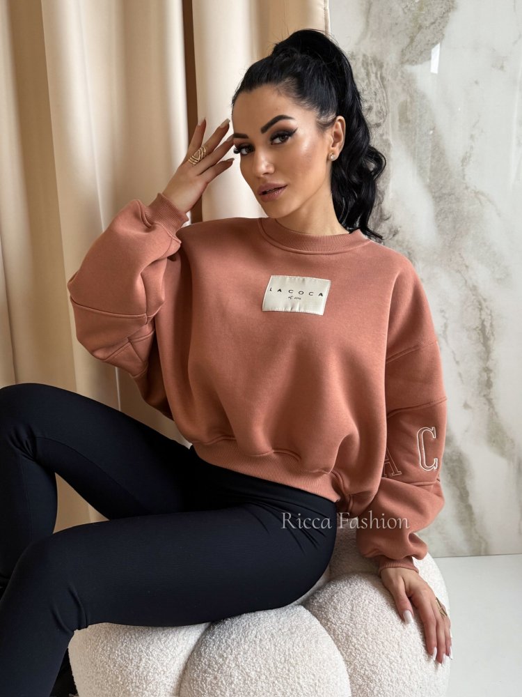 Bluza dresowa COCINE, cinnamon