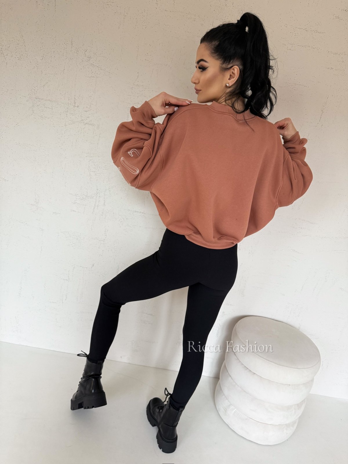 Bluza dresowa COCINE, cinnamon