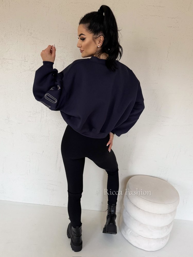 Bluza dresowa COCINE, navy