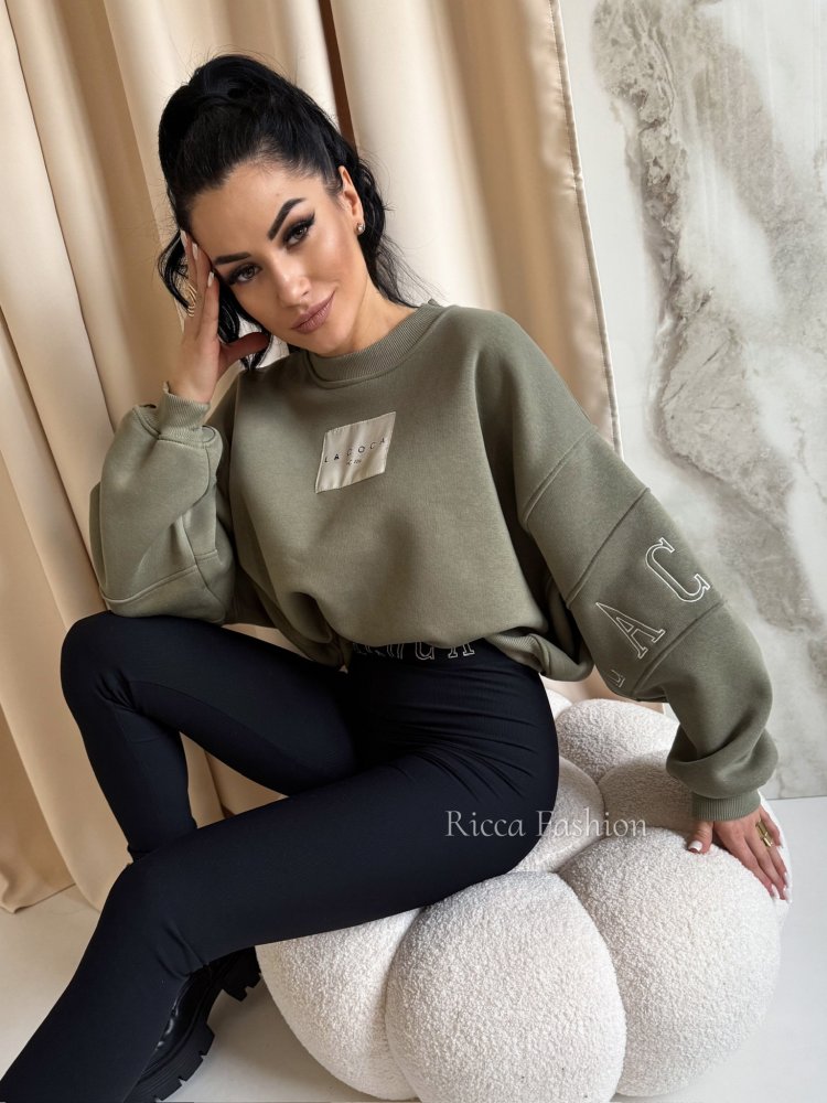 Bluza dresowa COCINE, olive