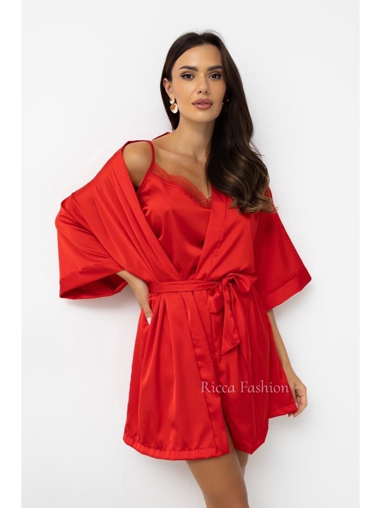 Piżama satynowa 3w1 SLEEPY,...