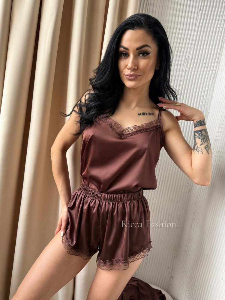 Piżama satynowa 3w1 SLEEPY,...