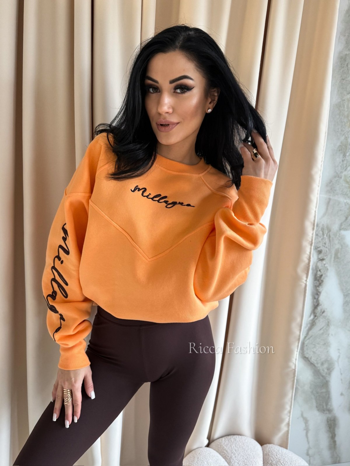 Bluza dresowa MILLA, orange