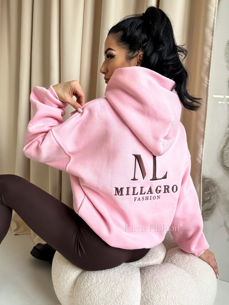 Bluza dresowa MAILY, light pink