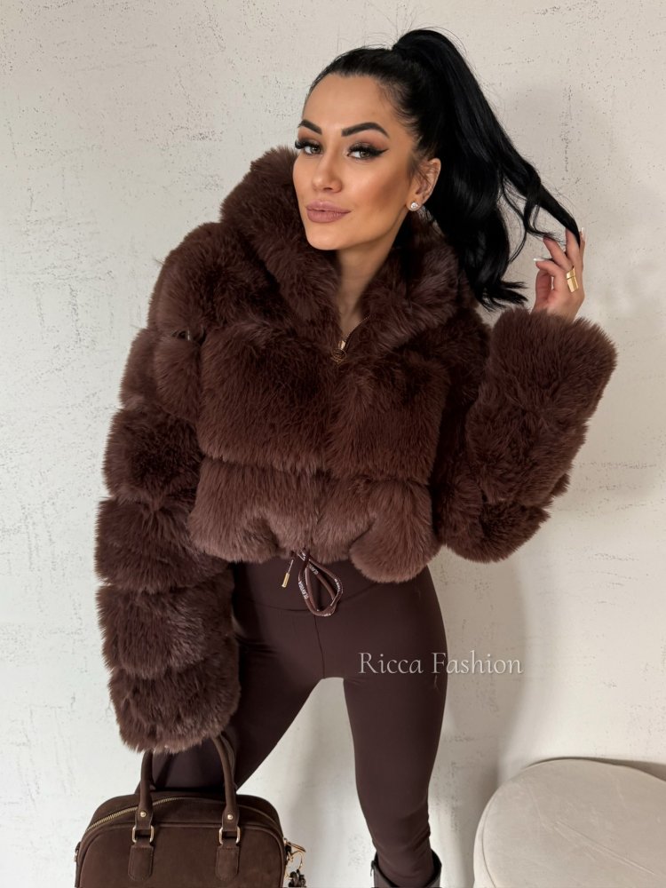 Kurtka/futerko OLAVGA MARCELLINI, czekolada