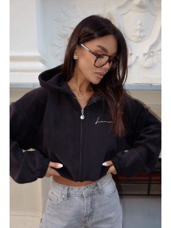 Bluza dresowa SNUG, czarna