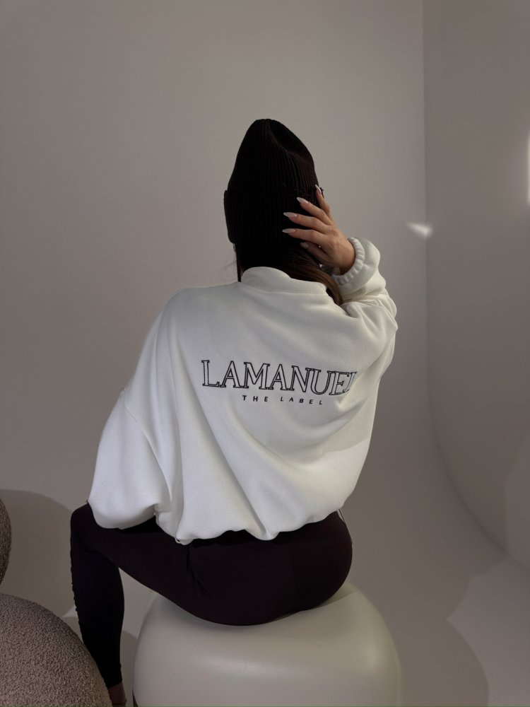 Bluza polarowa WARM UP, ecru