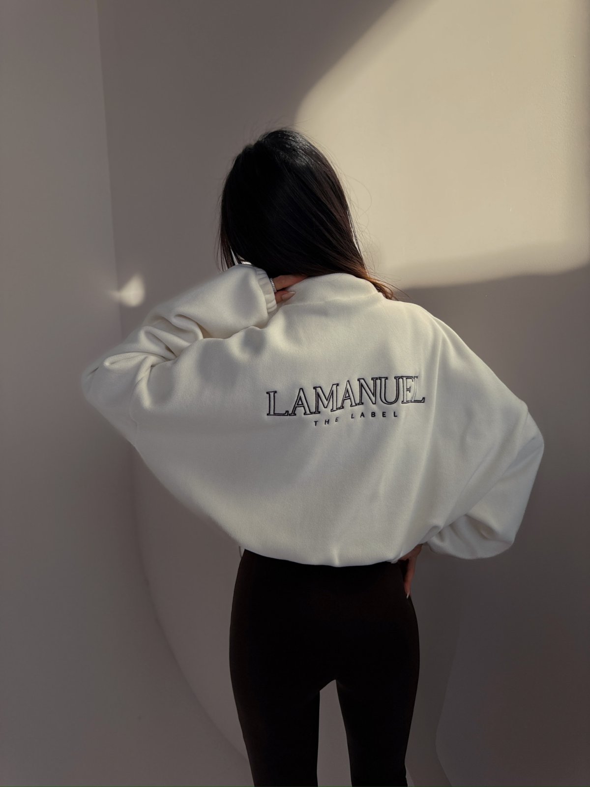 Bluza polarowa WARM UP, ecru